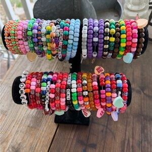 Handmade bracelets made by me $5 per bracelet multiple styles and colors.